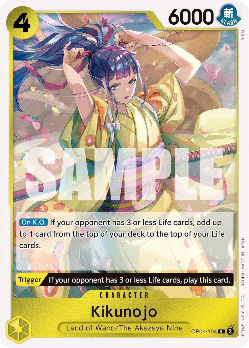 Kikunojo (OP06-104) - [Wings of the Captain] Foil - Trinity Hobby