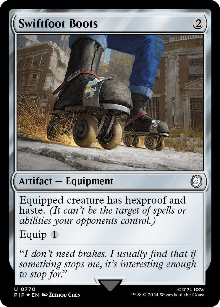 Swiftfoot Boots (Surge Foil) [Fallout] - Trinity Hobby