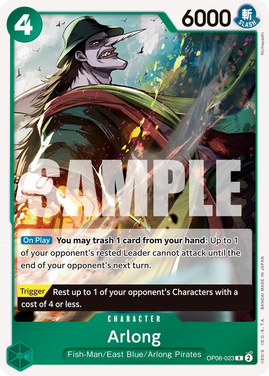 Arlong (OP06-023) - [Wings of the Captain] Foil - Trinity Hobby