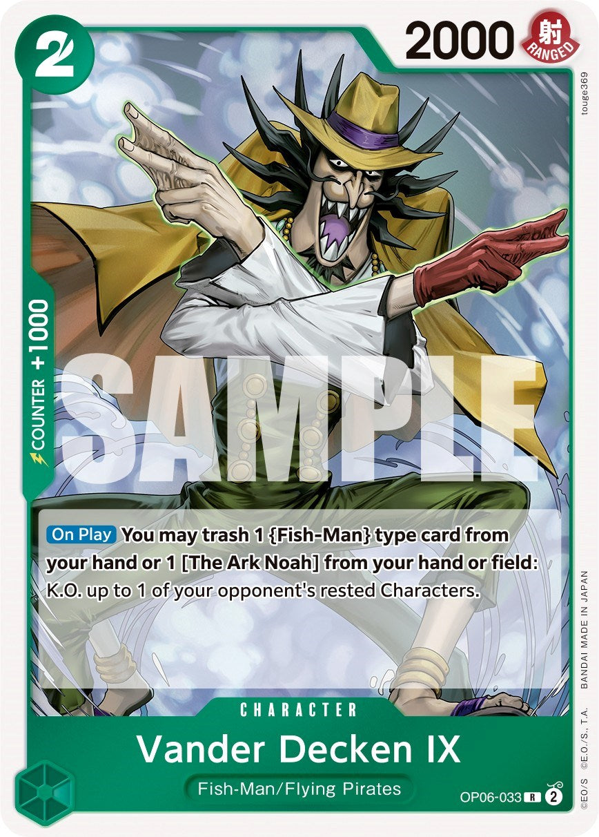 Vander Decken IX (OP06-033) - [Wings of the Captain] Foil - Trinity Hobby