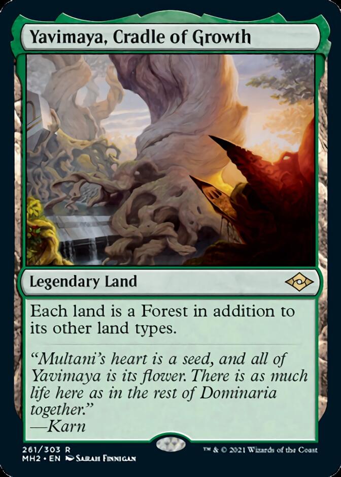 Yavimaya, Cradle of Growth [Modern Horizons 2] - Trinity Hobby