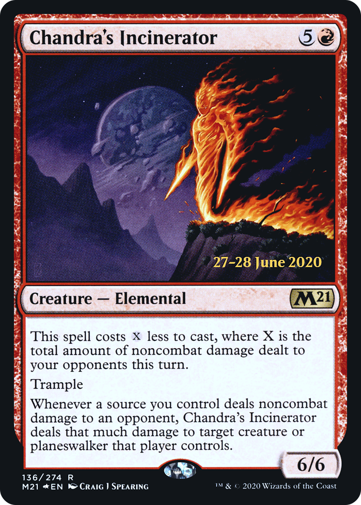 Chandra's Incinerator [Core Set 2021 Prerelease Promos] - Trinity Hobby
