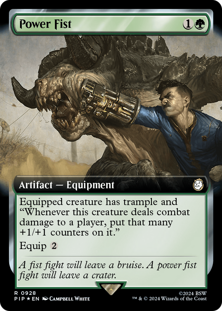 Power Fist (Extended Art) (Surge Foil) [Fallout] - Trinity Hobby
