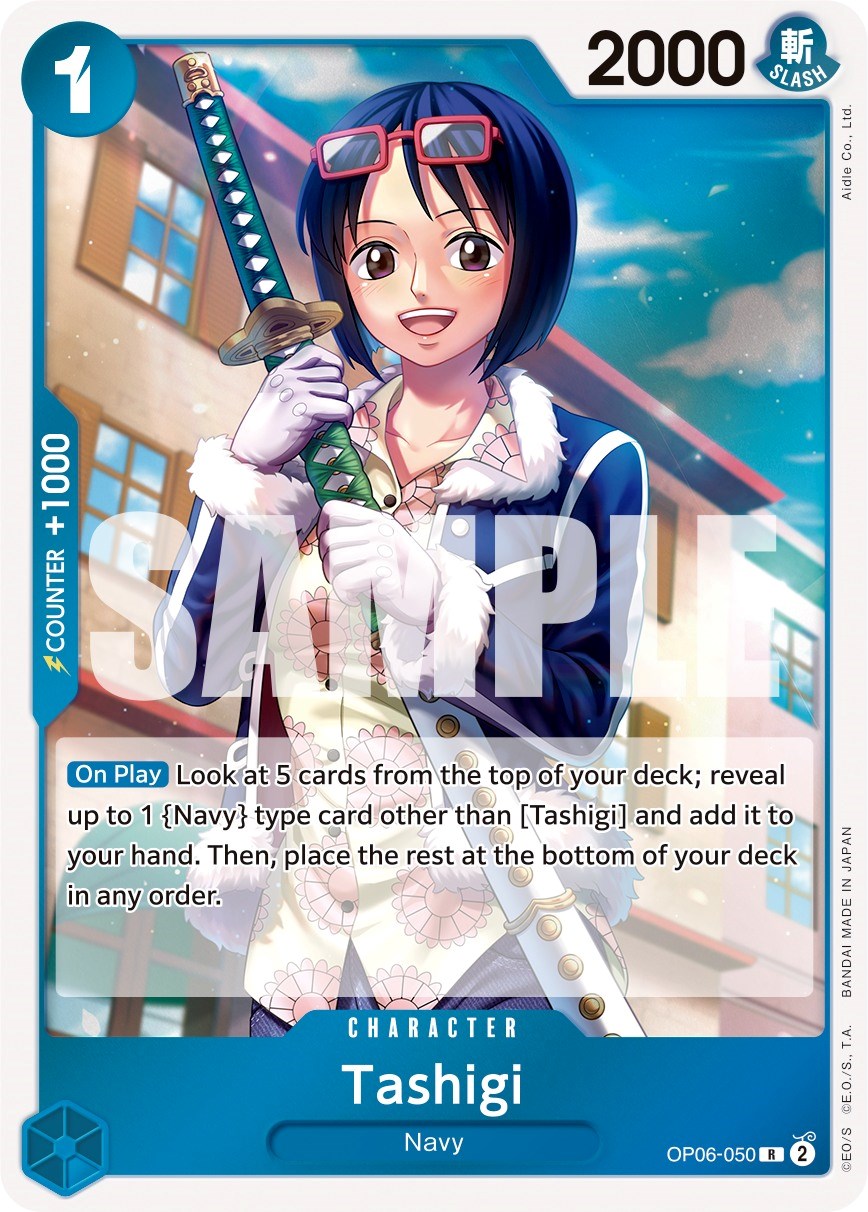 Tashigi (OP06-050) - [Wings of the Captain] Foil - Trinity Hobby