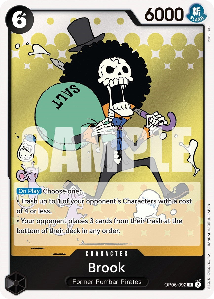 Brook (OP06-092) - [Wings of the Captain] Foil - Trinity Hobby