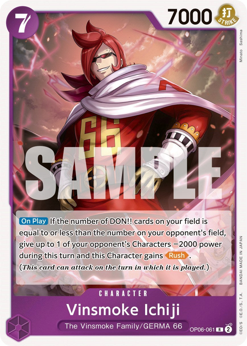 Vinsmoke Ichiji (061) (OP06-061) - [Wings of the Captain] Foil - Trinity Hobby