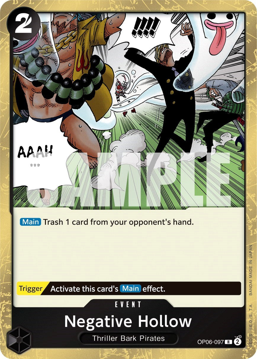 Negative Hollow (OP06-097) - [Wings of the Captain] Foil - Trinity Hobby