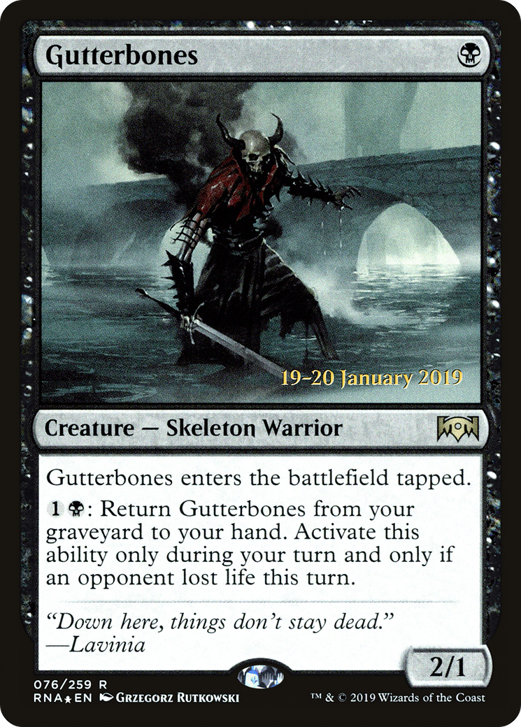 Gutterbones [Promotions avant-première de Ravnica Allegiance] 