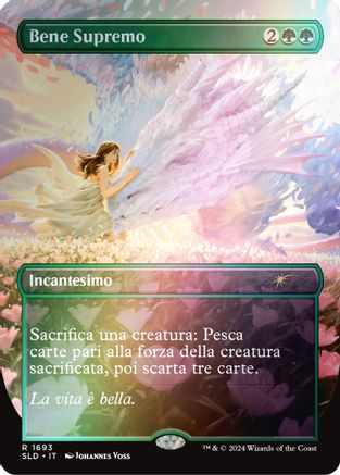 Greater Good (Italian) - "Bene Supremo" (Rainbow Foil) (SLD-1693) - [Secret Lair Drop Series]