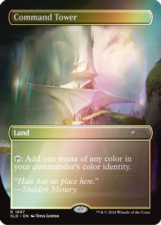 Command Tower (1697) (Rainbow Foil) (SLD-1697) - [Secret Lair Drop Series] Foil - Trinity Hobby