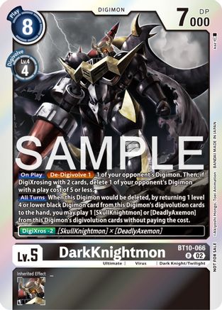 DarkKnightmon (Event Pack 6) (BT10-066) - [Xros Encounter] Foil - Trinity Hobby
