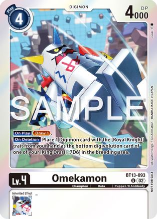 Omekamon [BT13-093] (Event Pack 6) [Versus Royal Knights Promos] - Trinity Hobby