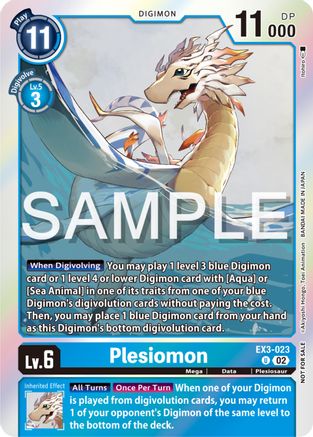 Plesiomon [EX3-023] (Event Pack 6) [Draconic Roar Promos] - Trinity Hobby