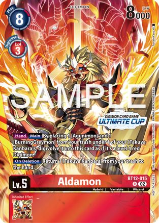 Aldamon [BT12-015] (Ultimate Cup 2024) [Across Time Promos] - Trinity Hobby