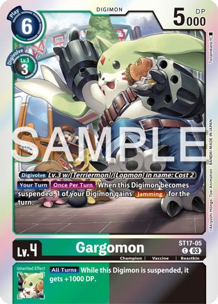 Gargomon [ST17-05] [Starter Deck: Double Typhoon Advanced Deck Set] - Trinity Hobby