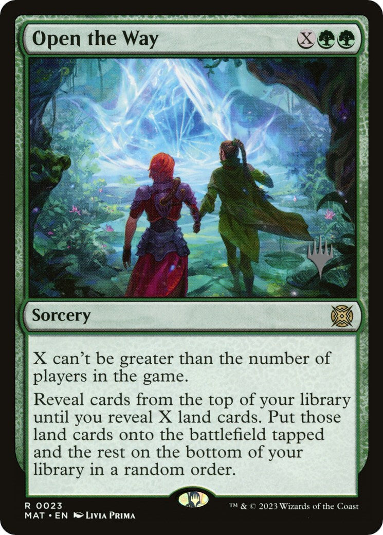 Open the Way (Promo Pack) [March of the Machine Promos] - Trinity Hobby