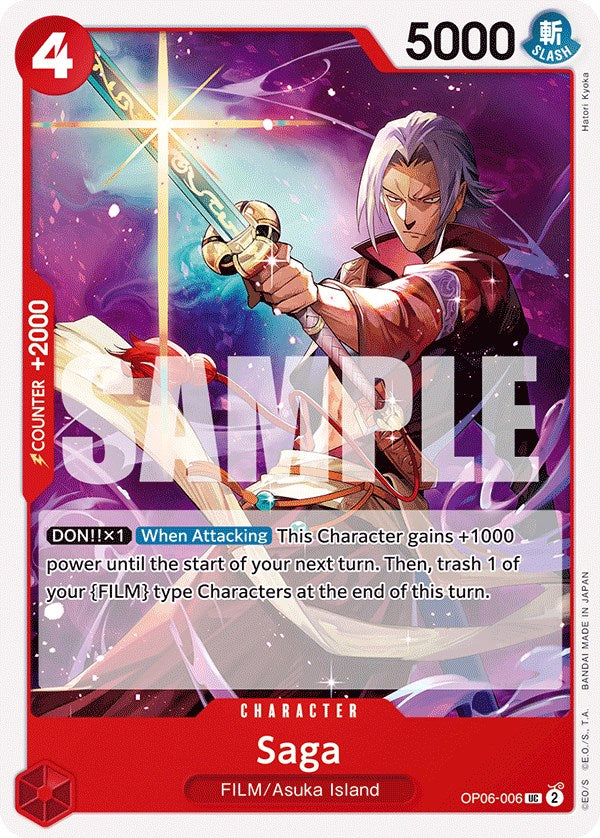 Saga (OP06-006) - [Wings of the Captain] - Trinity Hobby