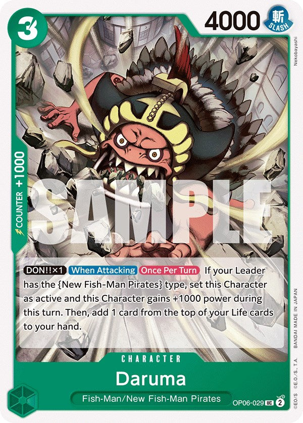 Daruma (OP06-029) - [Wings of the Captain] - Trinity Hobby