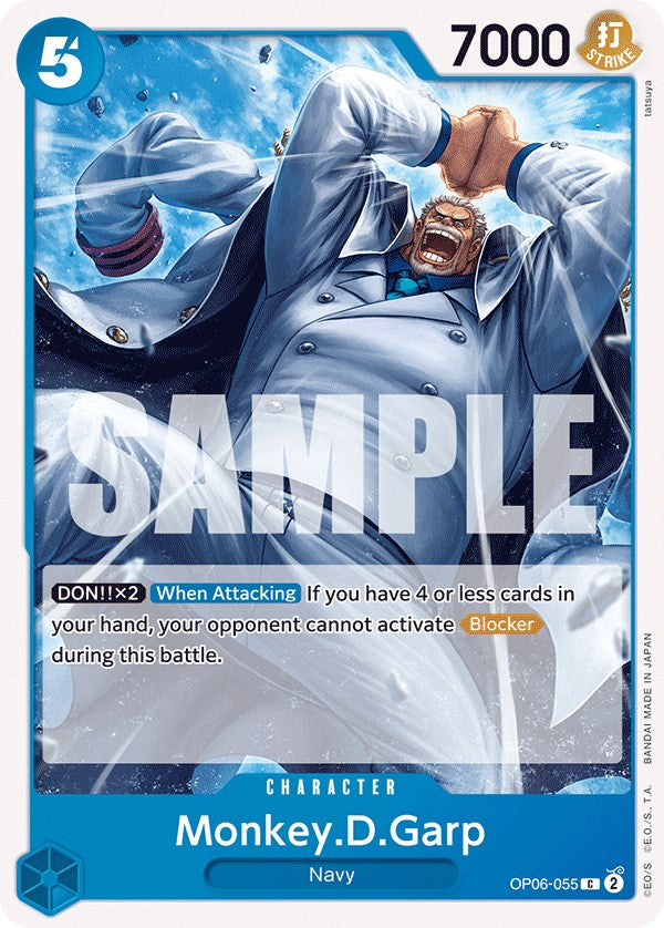 Monkey.D.Garp (OP06-055) - [Wings of the Captain] - Trinity Hobby