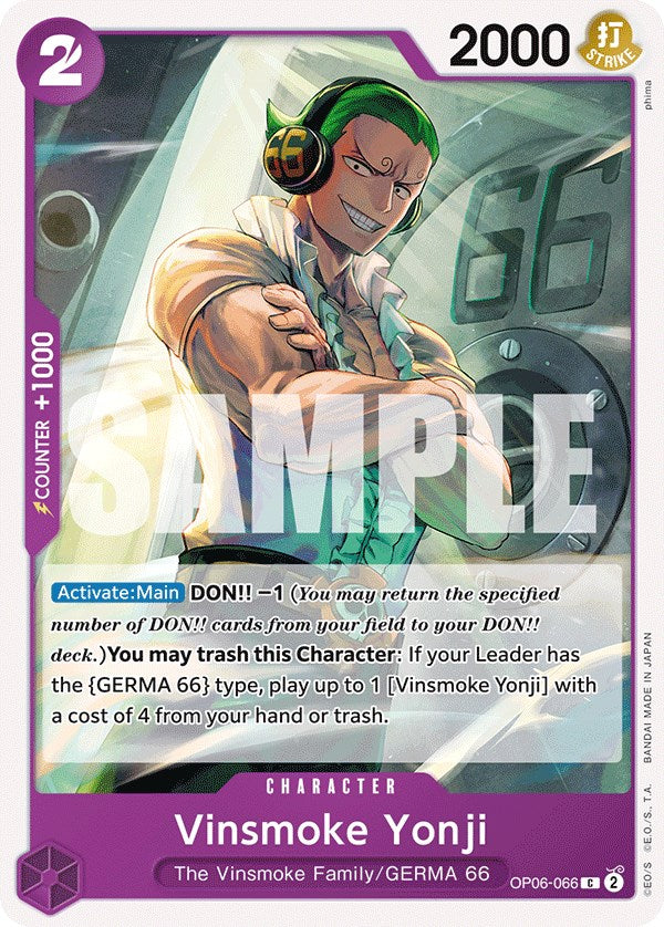 Vinsmoke Yonji [Wings of the Captain] - Trinity Hobby