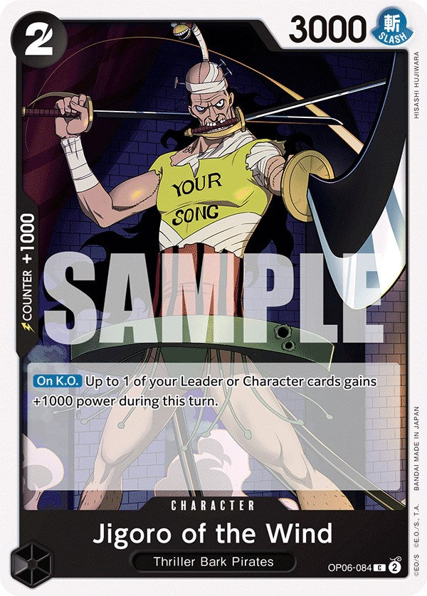 Jigoro of the Wind (OP06-084) - [Wings of the Captain] - Trinity Hobby