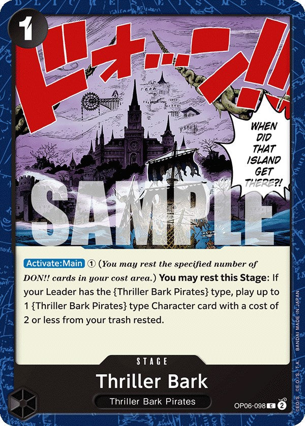 Thriller Bark (OP06-098) - [Wings of the Captain] - Trinity Hobby