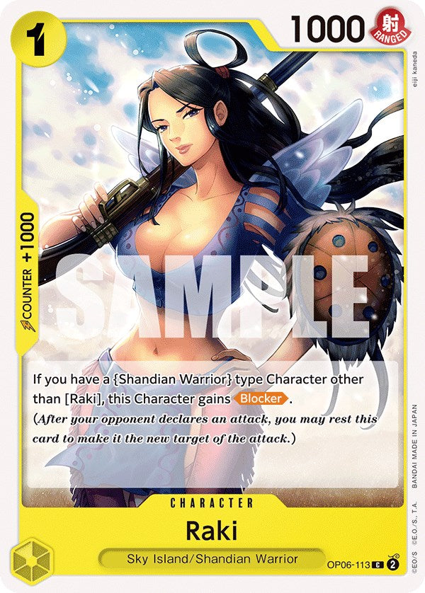 Raki (OP06-113) - [Wings of the Captain] - Trinity Hobby