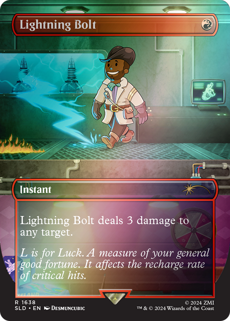 Lightning Bolt (1638) (Rainbow Foil) [Secret Lair Drop Series] - Trinity Hobby