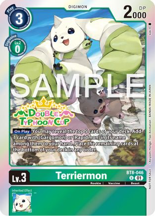 Terriermon [BT8-046] (Double Typhoon Cup Winner) [New Awakening] - Trinity Hobby