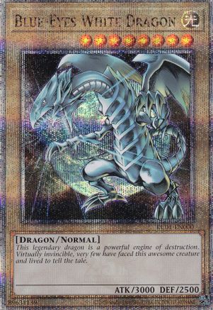Blue-Eyes White Dragon (Quarter Century Secret Rare) [KC01-EN000] Quarter Century Secret Rare