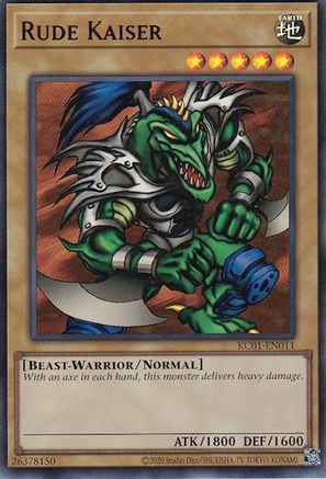 Rude Kaiser [KC01-EN011] Ultra Rare - Trinity Hobby