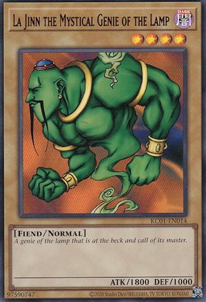 La Jinn the Mystical Genie of the Lamp [KC01-EN014] Ultra Rare - Trinity Hobby