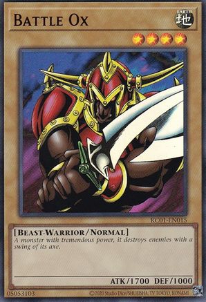 Battle Ox [KC01-EN015] Ultra Rare - Trinity Hobby