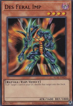 Des Feral Imp [KC01-EN026] Ultra Rare - Trinity Hobby