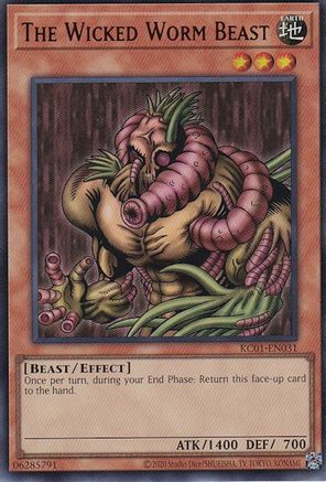 The Wicked Worm Beast [KC01-EN031] Ultra Rare - Trinity Hobby