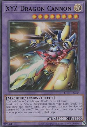 XYZ-Dragon Cannon (Japanese Artwork) [KC01-EN034] Ultra Rare - Trinity Hobby