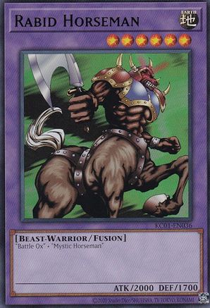 Rabid Horseman [KC01-EN036] Ultra Rare - Trinity Hobby