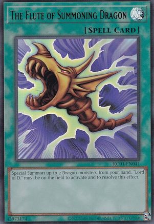 The Flute of Summoning Dragon [KC01-EN041] Ultra Rare - Trinity Hobby