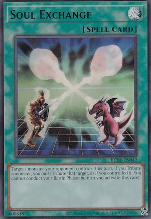 Soul Exchange [KC01-EN042] Ultra Rare - Trinity Hobby