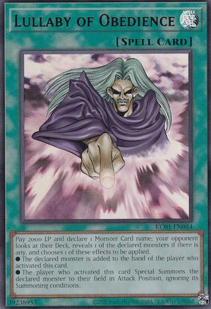Lullaby of Obedience [KC01-EN044] Ultra Rare - Trinity Hobby