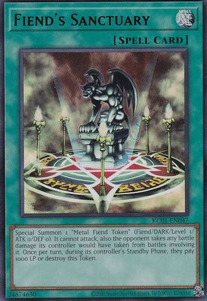 Fiend's Sanctuary (Japanese Artwork) [KC01-EN047] Ultra Rare - Trinity Hobby