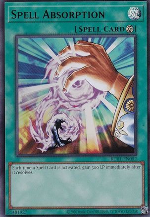 Spell Absorption [KC01-EN052] Ultra Rare - Trinity Hobby