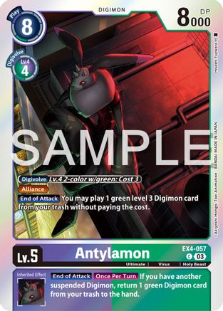 Antylamon [EX4-057] (Reprint) [Starter Deck: Double Typhoon Advanced Deck Set] - Trinity Hobby