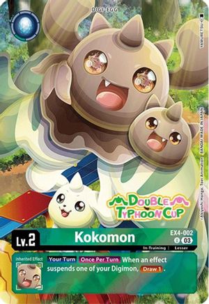 Kokomon [EX4-002] (Bonus Pack) [Starter Deck: Double Typhoon Advanced Deck Set Pre-Release Cards] - Trinity Hobby