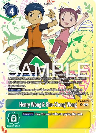 Henry Wong & Shu-Chong Wong [EX4-063] (Spring Break Event 2024) [Alternative Being Booster Promos] - Trinity Hobby