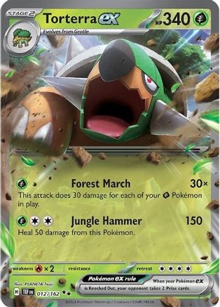 Torterra ex (012/162) [Scarlet & Violet: Temporal Forces] - Trinity Hobby