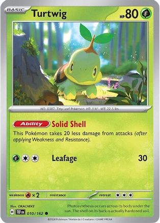 Turtwig (010/162) [Scarlet & Violet: Temporal Forces] - Trinity Hobby