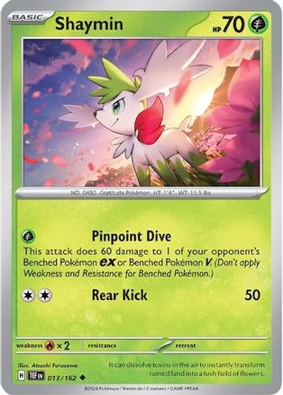 Shaymin (013/162) [Scarlet & Violet: Temporal Forces] - Trinity Hobby