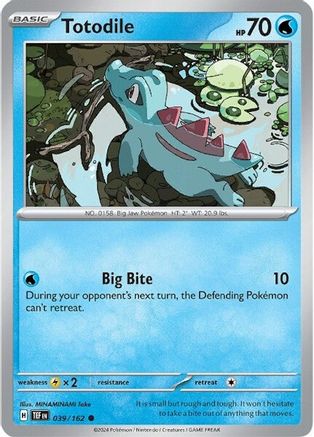 Totodile (039/162) [Scarlet & Violet: Temporal Forces] - Trinity Hobby