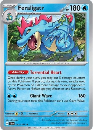 Feraligatr (041/162) [Scarlet & Violet: Temporal Forces] - Trinity Hobby